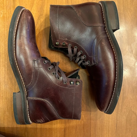 Thursday Boot Company Men’s Brown Leather Lace Up Boots (Size 9.5) - Picture 2 of 14